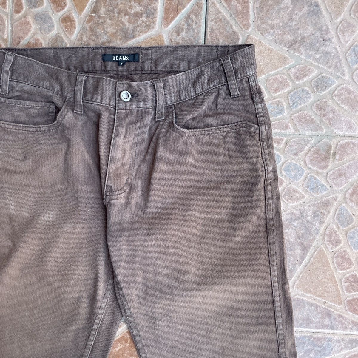 Beams Plus Vintage Beams Corduroy Distressed Casual Pants Size US 32 / EU 48 - 2 Preview