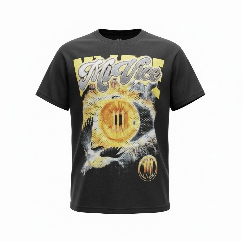 Other Mi-Vice by Evil Vice Graphic Streetwear T-Shirt Black 2X Size US XXL / EU 58 / 5 - 1 Thumbnail