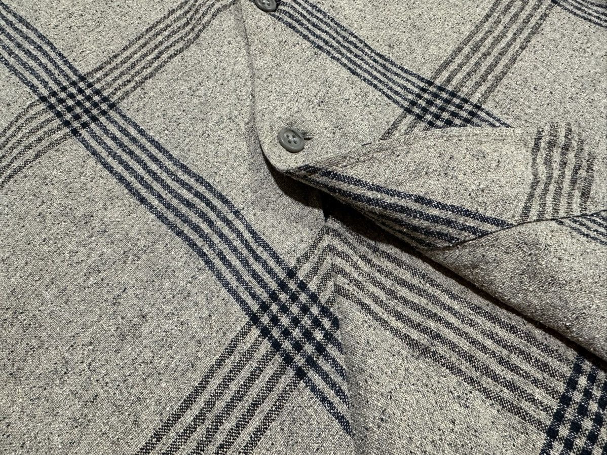 Yohji Yamamoto 🔥1986 Archived Y’s For Men Plaid Shirt Long Sleeve Size US L / EU 52-54 / 3 - 14 Thumbnail