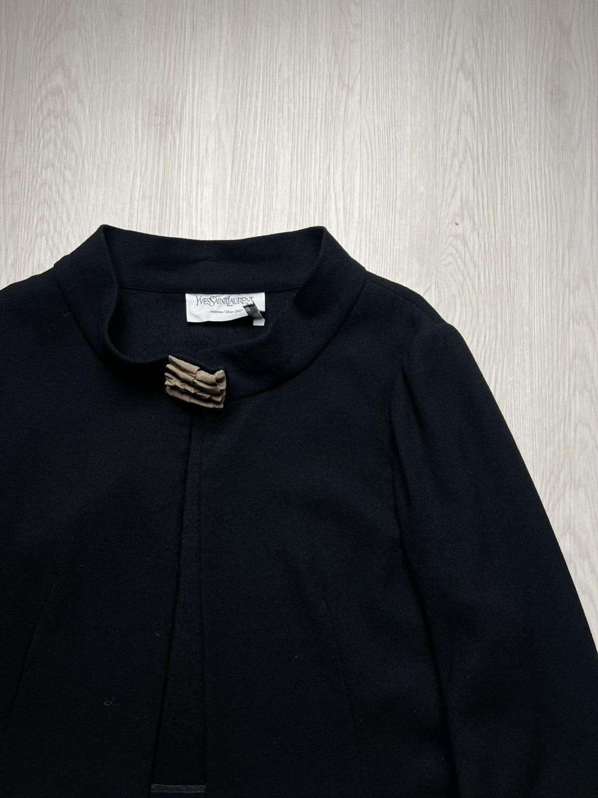 Yves Saint Laurent A/W 2007 YSL By Stefano Pilati Cropped Bolero Blazer Jacket Size M / US 6-8 / IT 42-44 - 5 Thumbnail