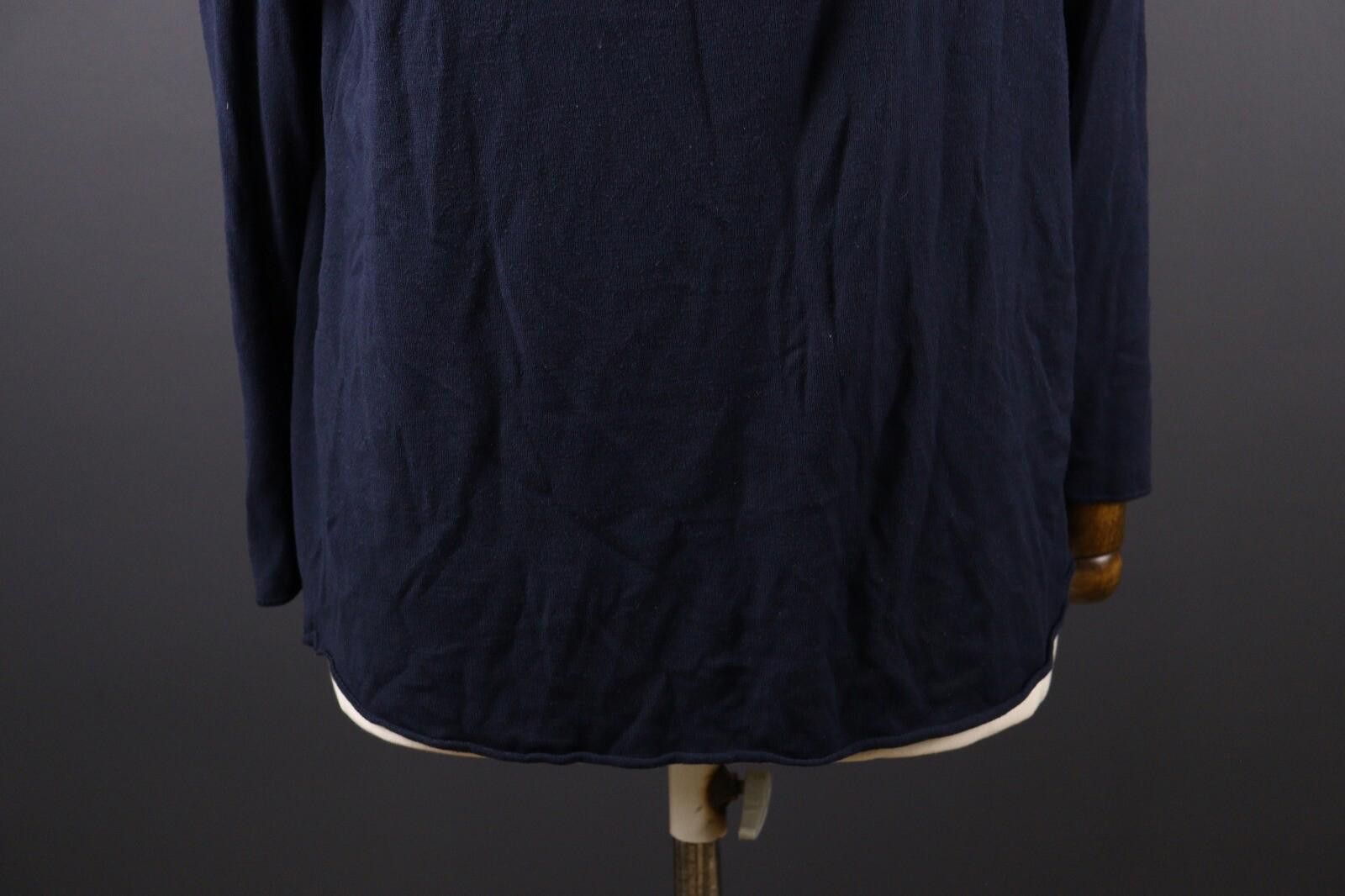 Designer Manila Grace Denim Lagenlook Back Zip Designed Size M / 4 Size S / US 4 / IT 40 - 3 Thumbnail
