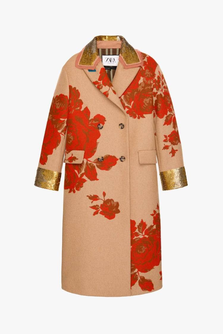 Zara ZARA NWT SS22 ATELIER ROSEGARDEN COAT LIMITED EDITION Size L Size L / US 10 / IT 46 - 1 Thumbnail
