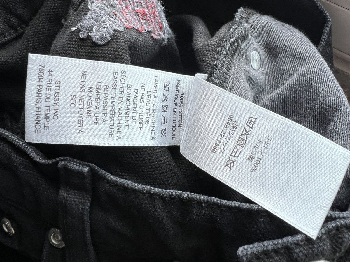 Stussy Stussy Big’ol Washed black denim pants Size US 30 / EU 46 - 6 Thumbnail