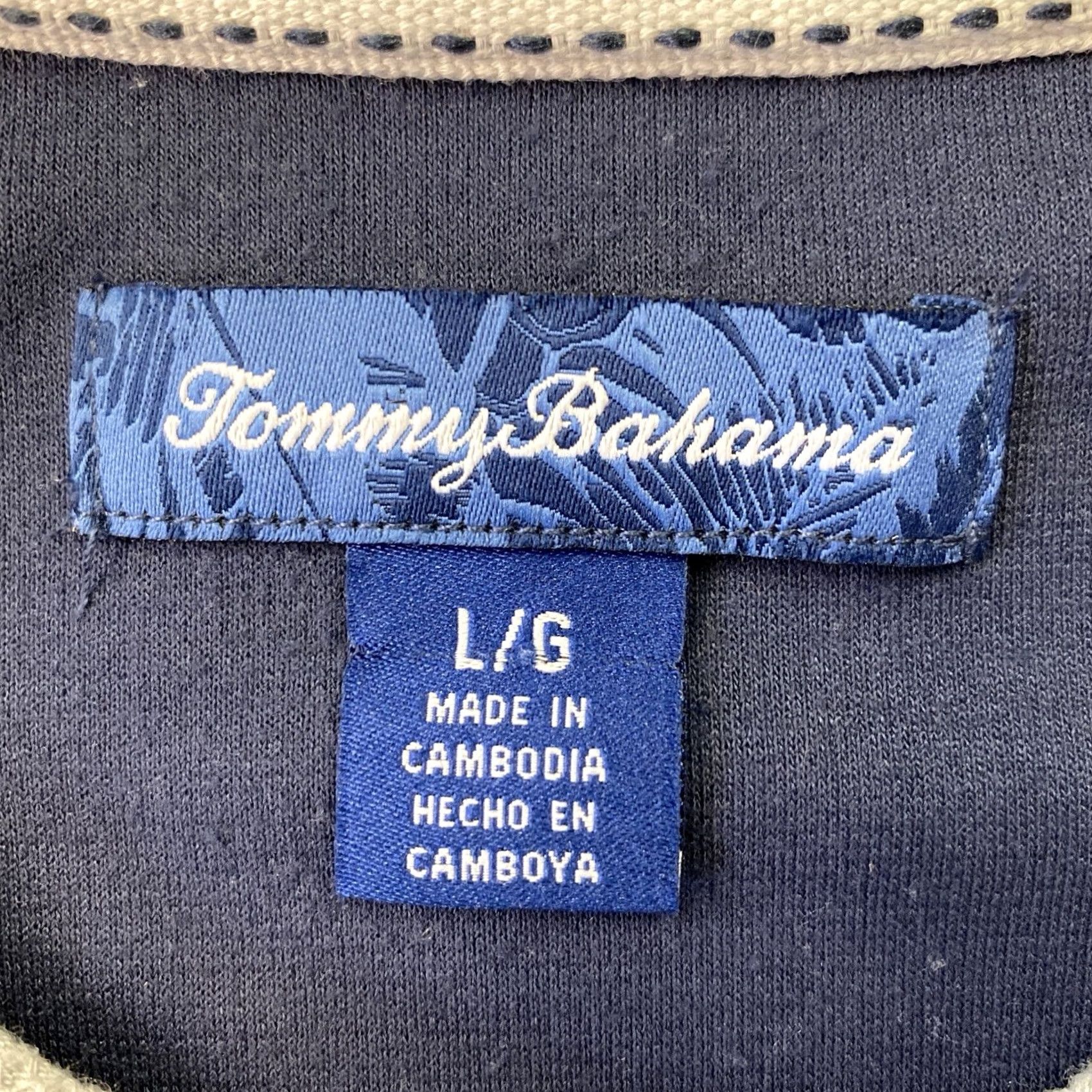 Tommy Bahama Tommy Bahama Thermal Shirt Mens L Gray Crew Neck Long Sleeve Logo All Seasons Easy Care Knit Regular Size US L / EU 52-54 / 3 - 3 Thumbnail
