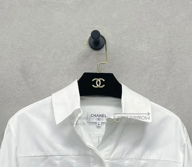 Chanel Chanel Long-sleeved white shirt Size XXS / US 00 / IT 34 - 5 Thumbnail
