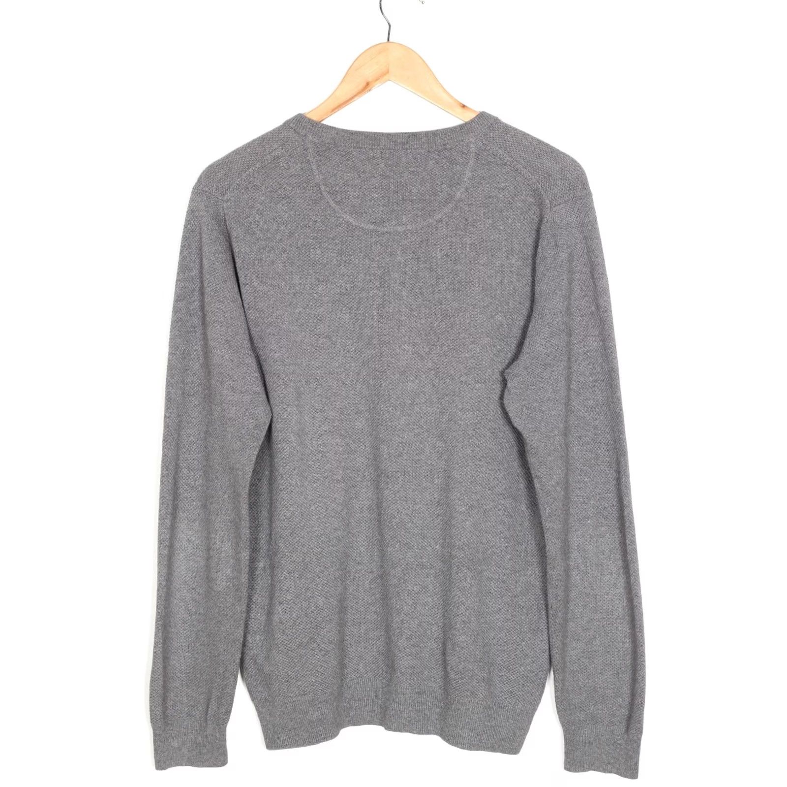Gant VINTAGE GANT Pique Crew Neck Jumper Sweater Men M Grey Logo Classic Jumper Mens Size US M / EU 48-50 / 2 - 3 Thumbnail