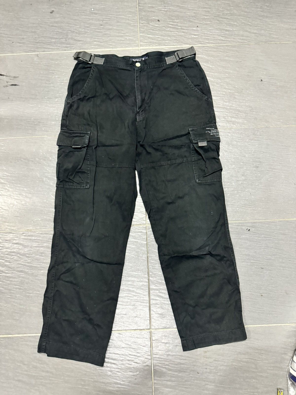 image of Hang Ten Cargo Pants in Black, Men's (Size 32)