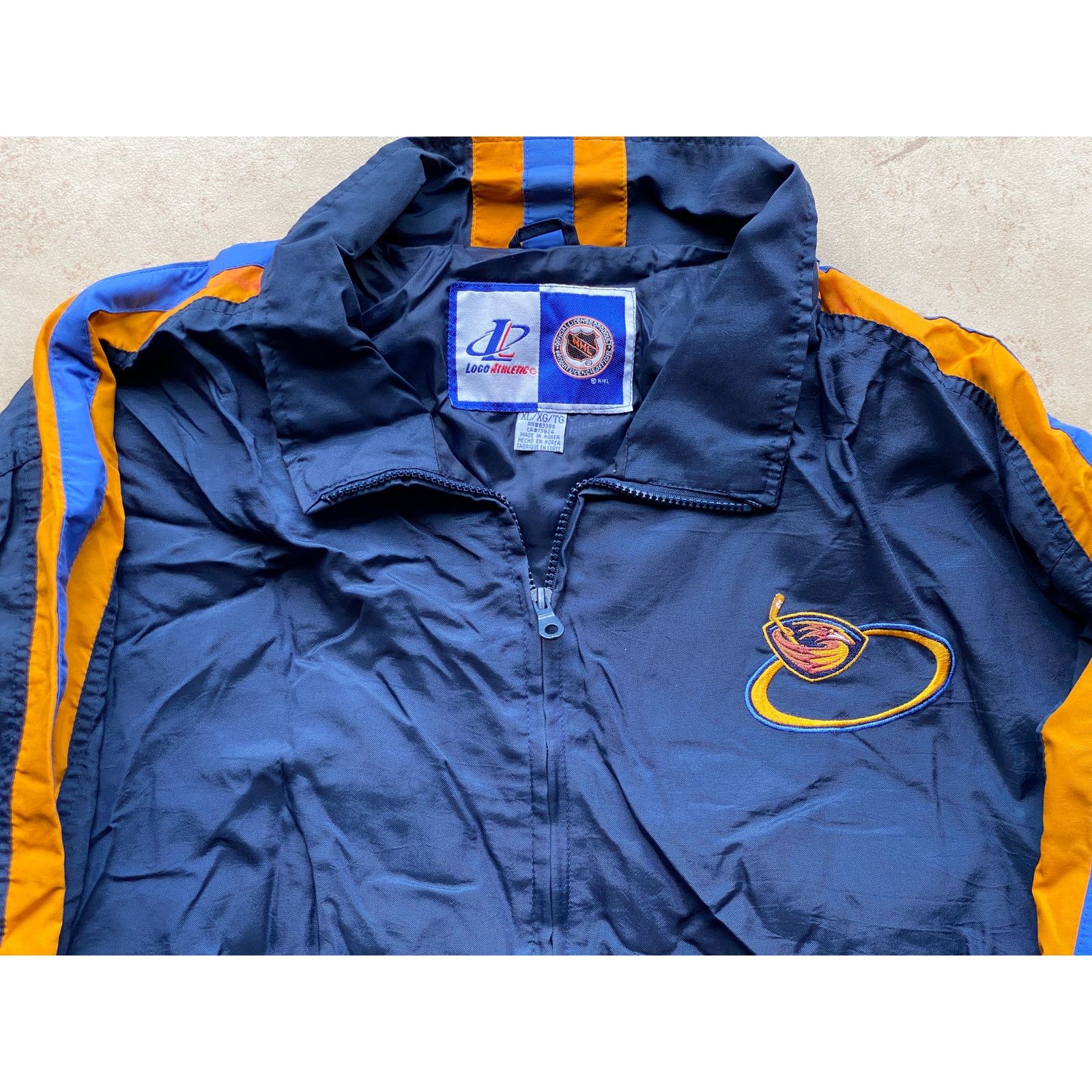 NHL × Starter Atlanta Thrashers 90s LOGO ATHLETIC windbreaker XL NHL vtg Size US XL / EU 56 / 4 - 6 Thumbnail