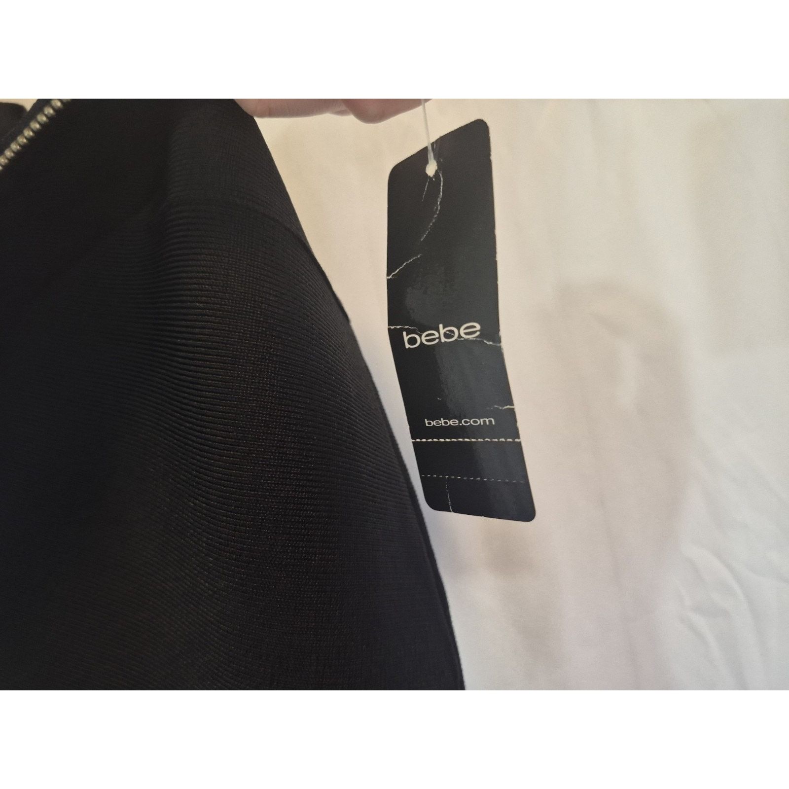 Bebe New w/Tag Bebe Black Stretch Bandage Skirt Medium Y2K Size 26" / US 2 / IT 38 - 5 Thumbnail