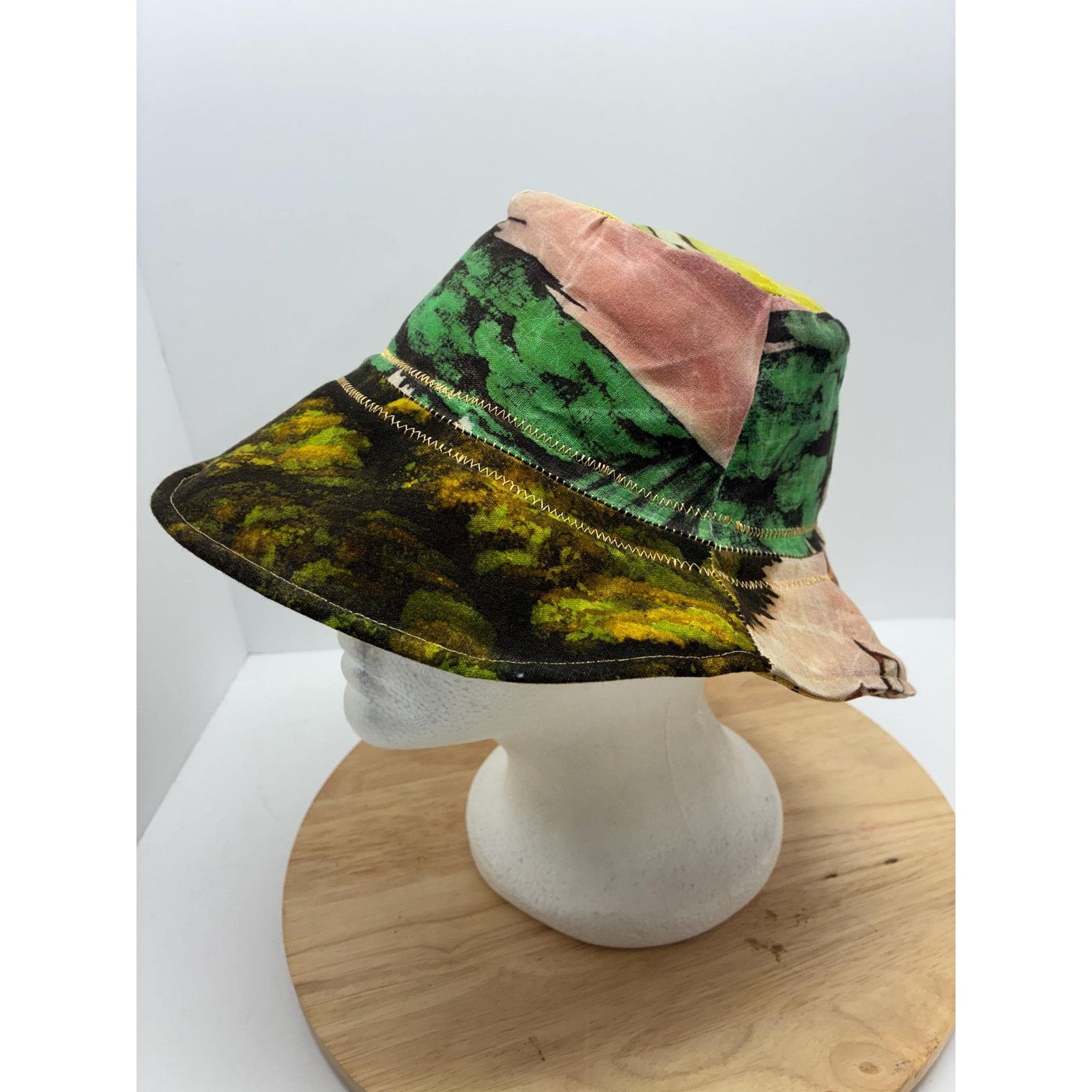 Other The Canopy — Upcycled Waxed Cotton Bucket Hat, Tropical Size ONE SIZE - 2 Thumbnail
