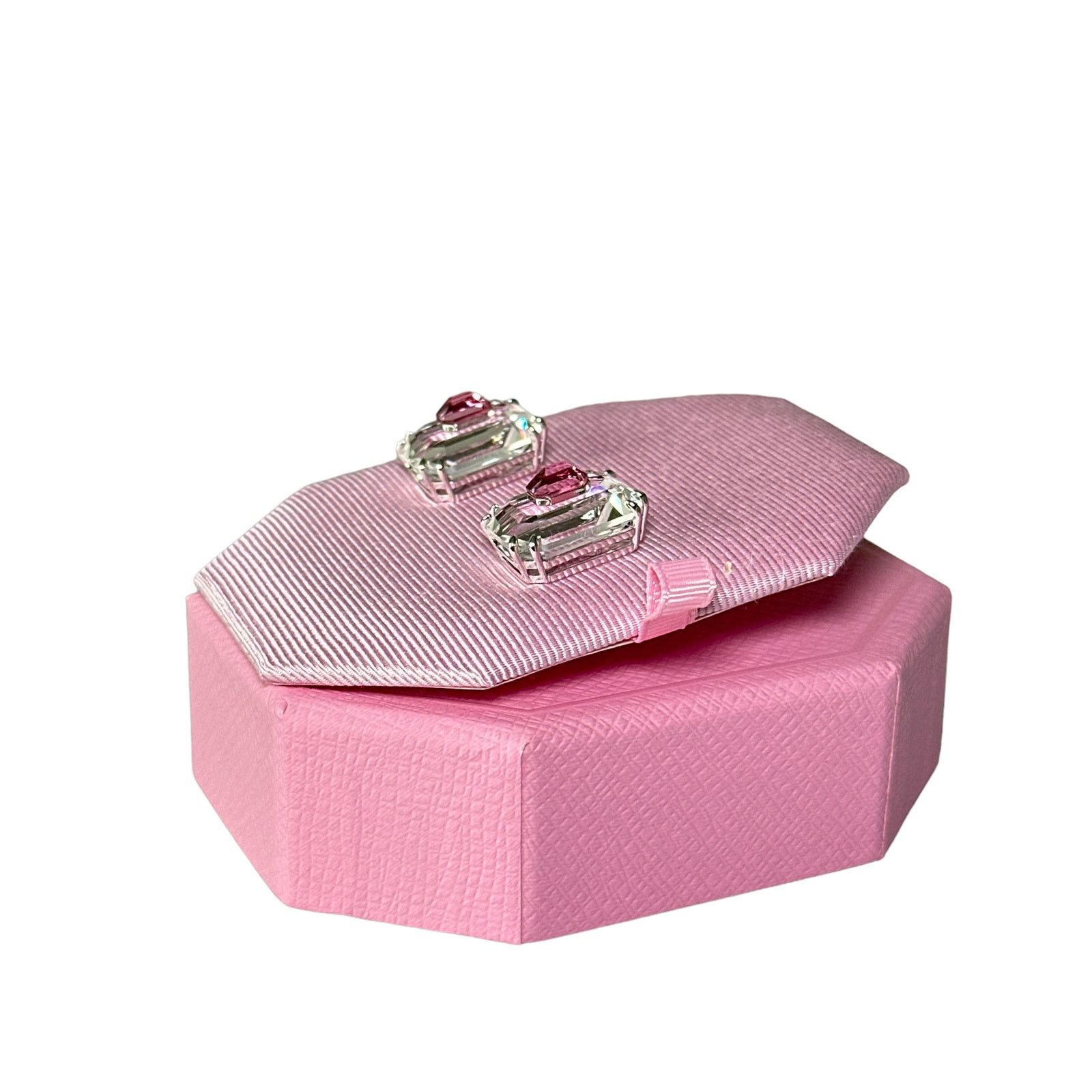 Swarovski Swarovski Chroma stud earrings Octagon cut, Pink Size ONE SIZE - 9 Thumbnail