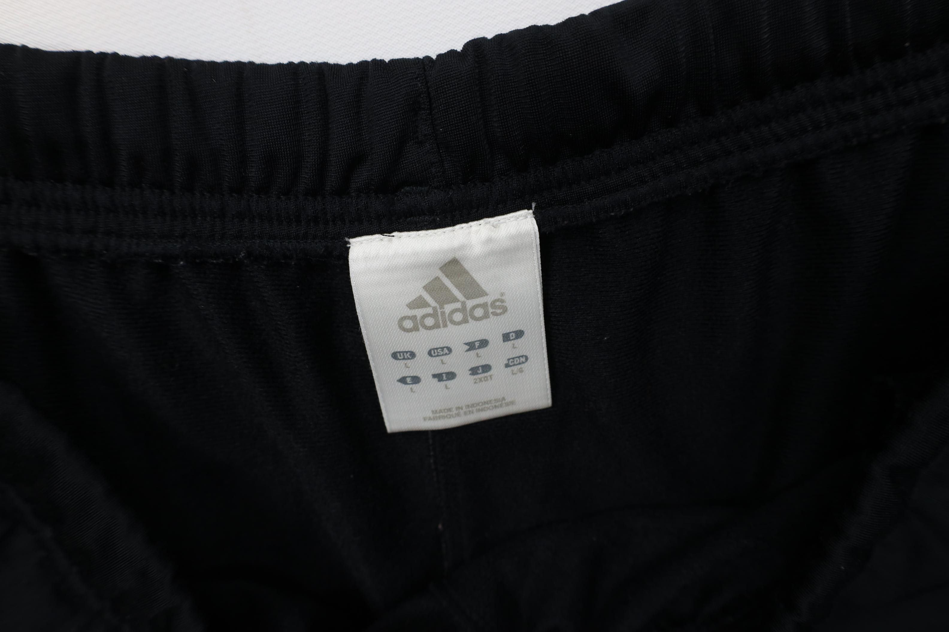 Adidas Vintage Y2K 2003 Adidas Striped Wide Leg Sweatpants Pants Size 38" / US 16 / IT 52 - 8 Thumbnail