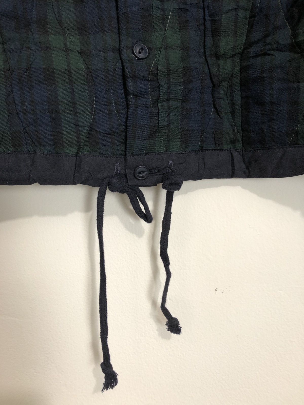Japanese Brand Vent Blanc Plaid Green Quilted Jacket Size US M / EU 48-50 / 2 - 2 Thumbnail