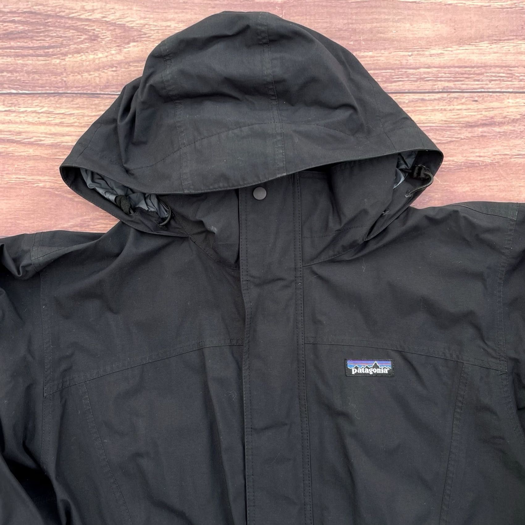 Patagonia VINTAGE Patagonia Black Shell Goretex Jacket S Womens Liquid Sky Y2K Tech Size S / US 4 / IT 40 - 2 Thumbnail