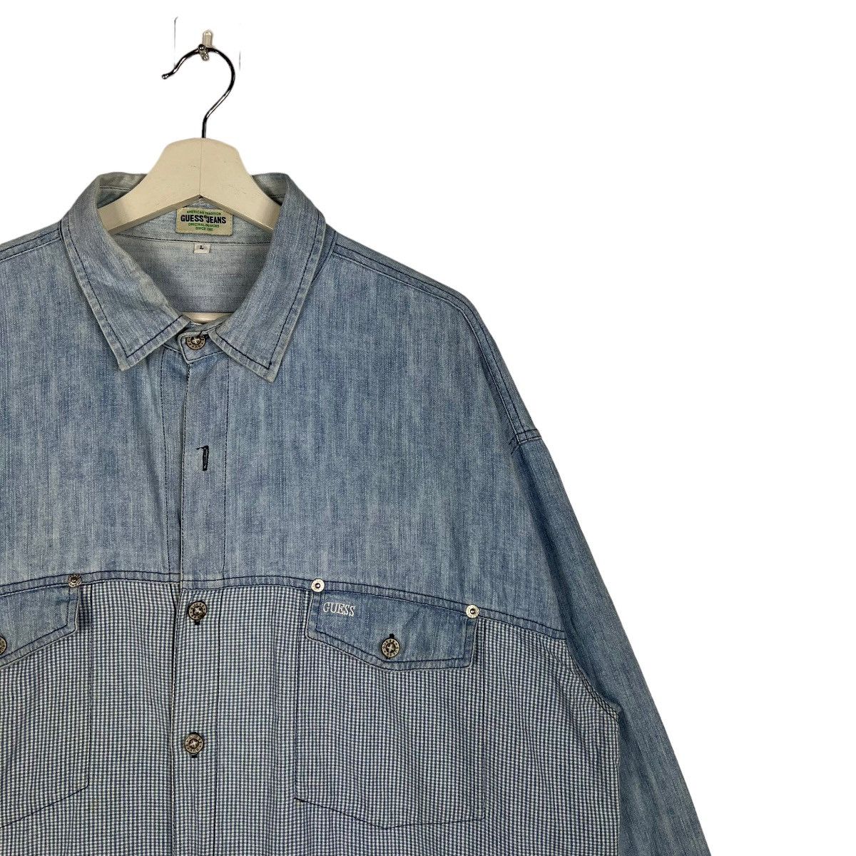 Guess 🔥 GUESS JEANS HIKORY STRIPE SHIRT JACKET MADE IN USA Size US L / EU 52-54 / 3 - 6 Thumbnail