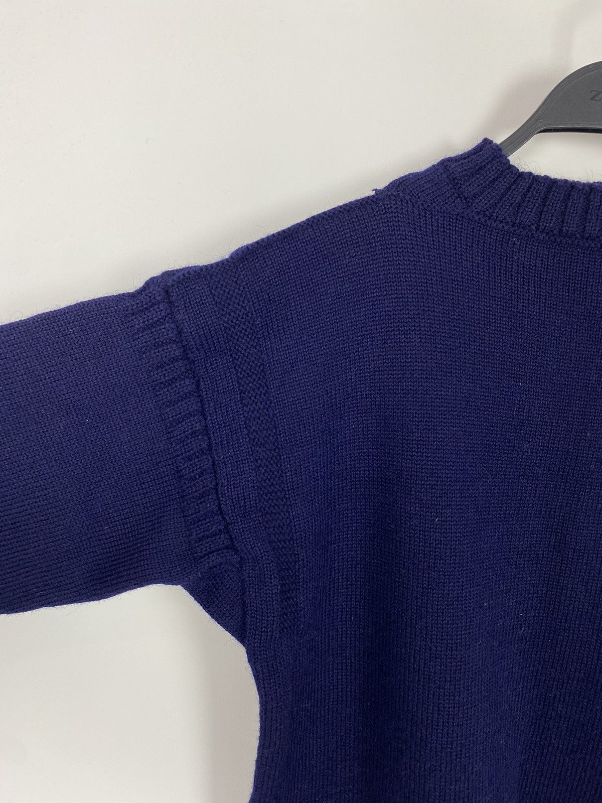 Vintage 70s 80s Vintage Wool Guernsey Channel Fisherman Sweater Size US S / EU 44-46 / 1 - 3 Thumbnail