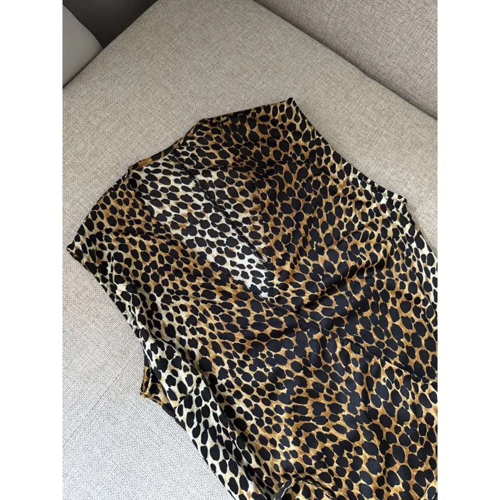 Dolce & Gabbana Dolce & Gabbana Vintage Leopard Print Wrap Dress IT40 Size S / US 4 / IT 40 - 3 Thumbnail