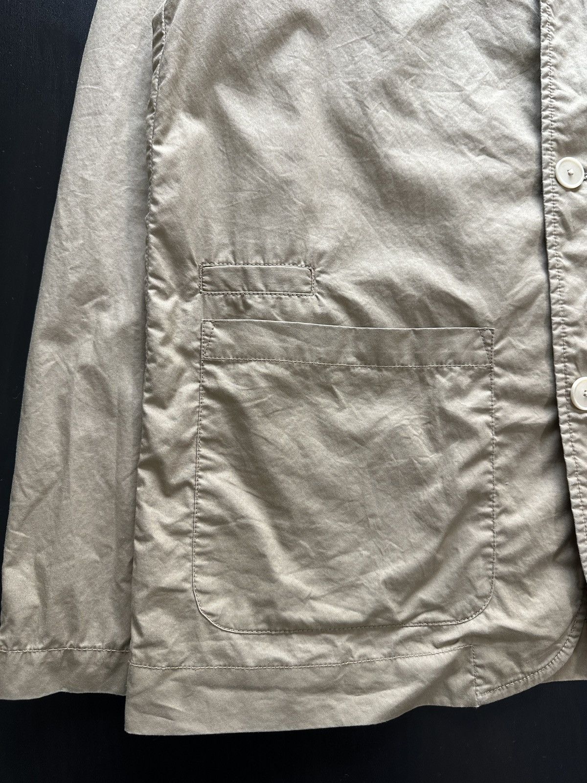 Folk Folk Assembly Jacket Beige Cotton Workwear Blazer L Size US L / EU 52-54 / 3 - 2 Thumbnail
