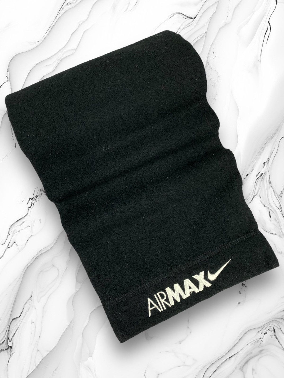Nike × Nike ACG × Vintage Vintage 00s Nike Air Max Drill y2k Fleece Scarf Size ONE SIZE - 1 Thumbnail