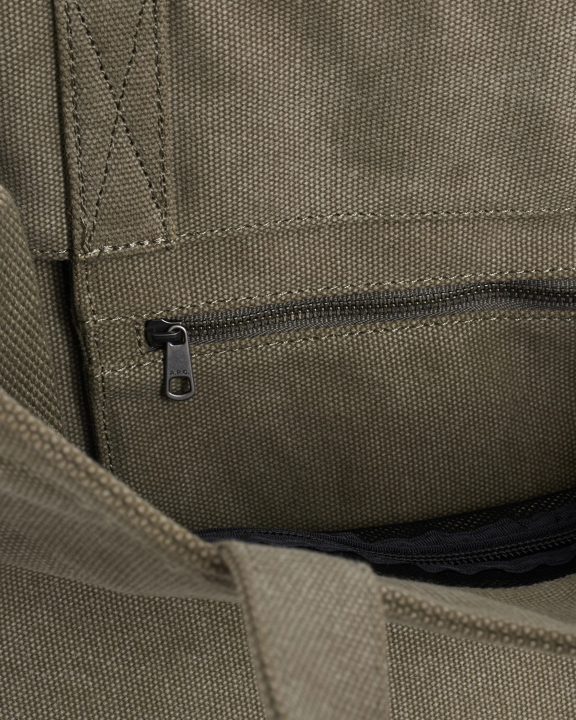 A.P.C. o1s22i1n0925 Size: OS / Récupération Canvas Tote Bag Khaki Size ONE SIZE - 4 Thumbnail