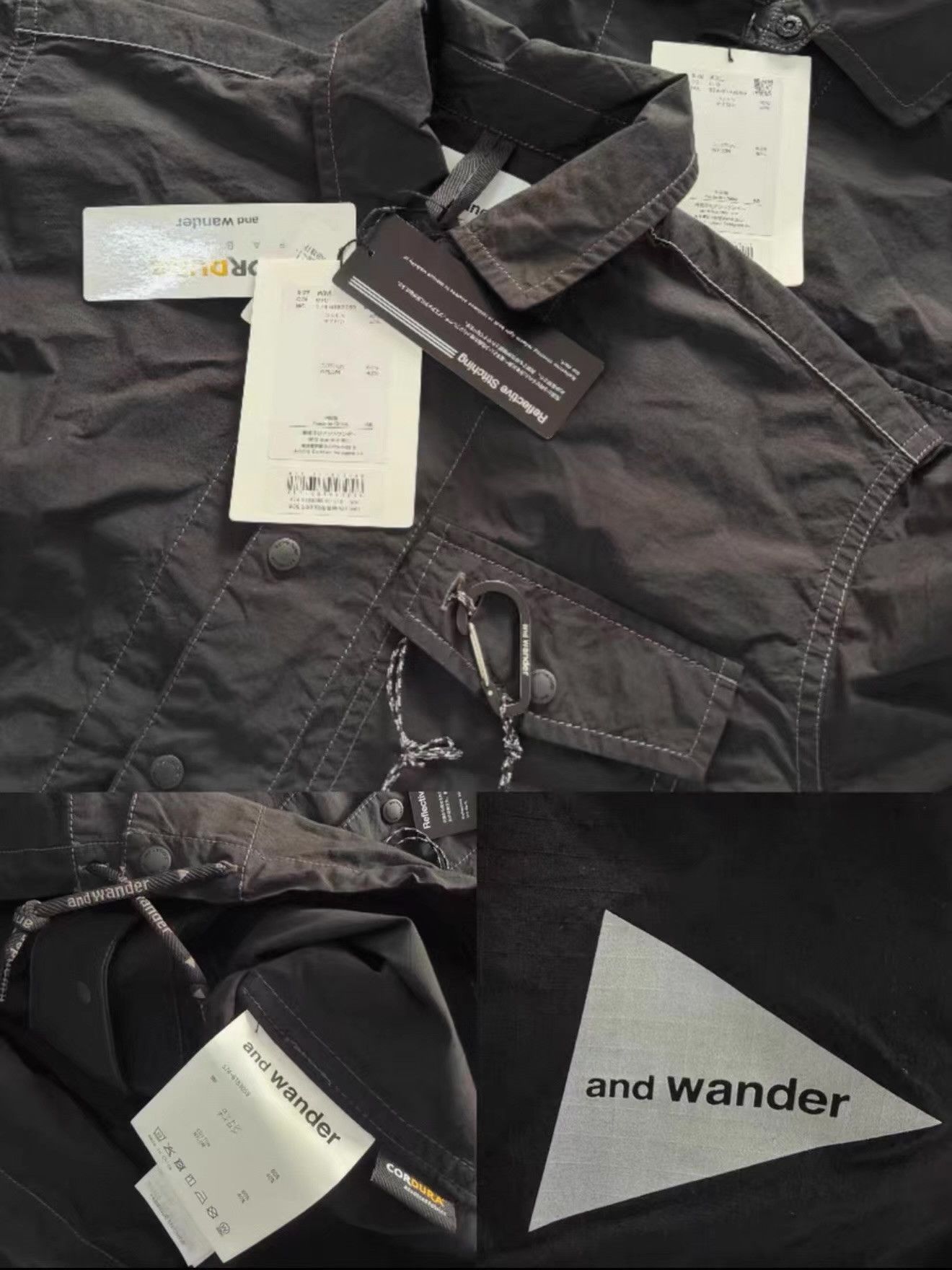 And Wander 2026SS CORDURA Cotton Rip Shirt Jacket Ｑ22 Size US M / EU 48-50 / 2 - 4 Thumbnail