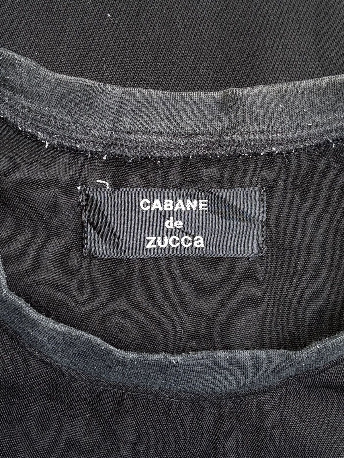 CABANE de ZUCCa × Issey Miyake × Zucca CABANE DE ZUCCA Black T-shirt Size US XL / EU 56 / 4 - 7 Thumbnail