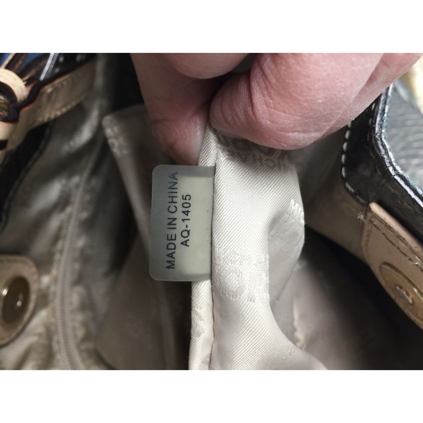 Michael Kors Michael Kors Jet Set Gray Leather Python Embossed Tote Bag Size ONE SIZE - 20 Thumbnail