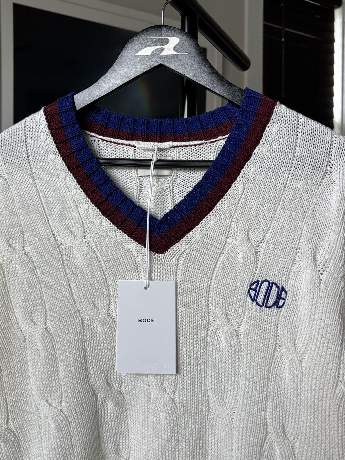 Bode BODE | KNIT LOGO TENNIS SWEATER Size US M / EU 48-50 / 2 - 3 Thumbnail