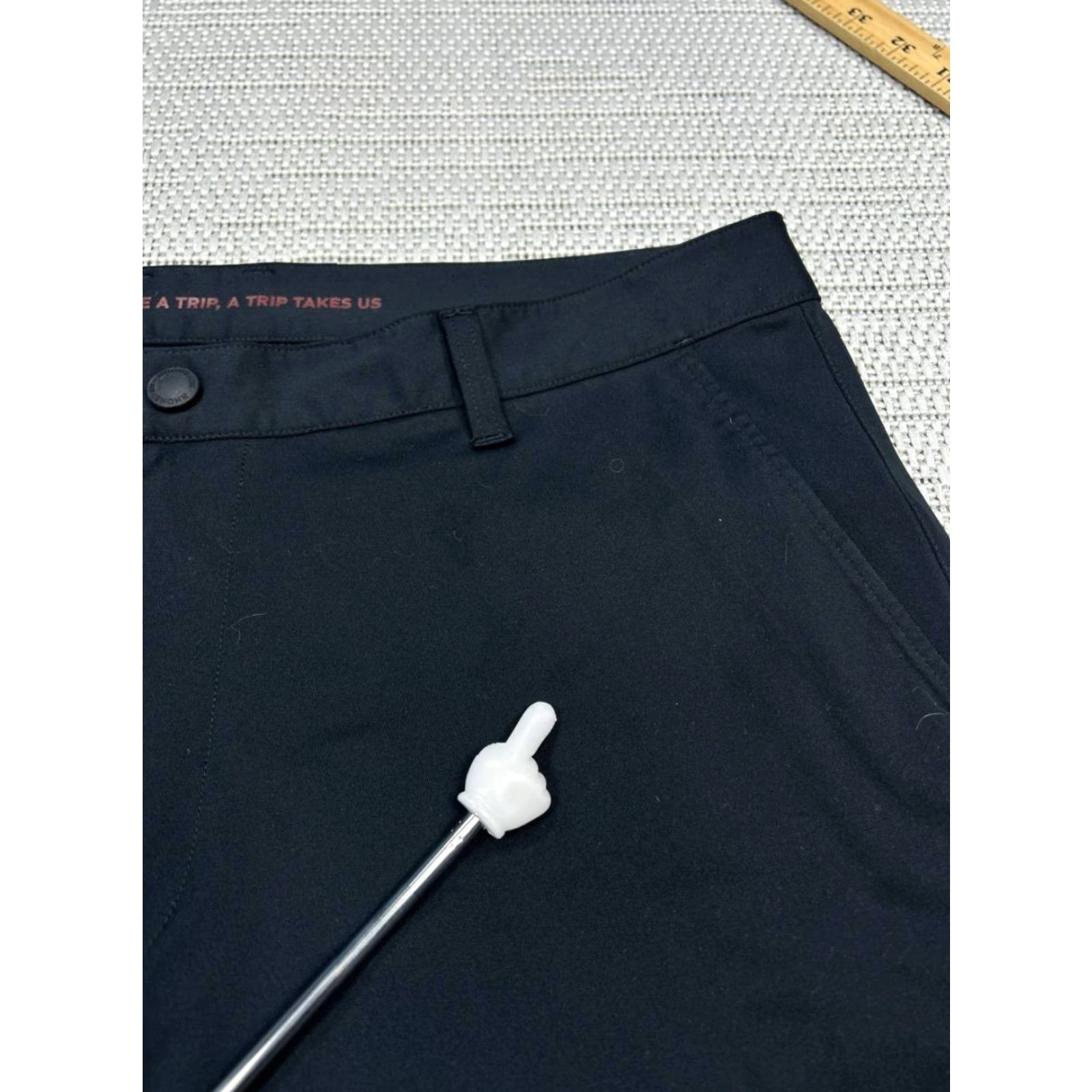 Rhone Rhone Pants Mens 36 Black Polyester Tapered Size US 36 / EU 52 - 6 Thumbnail