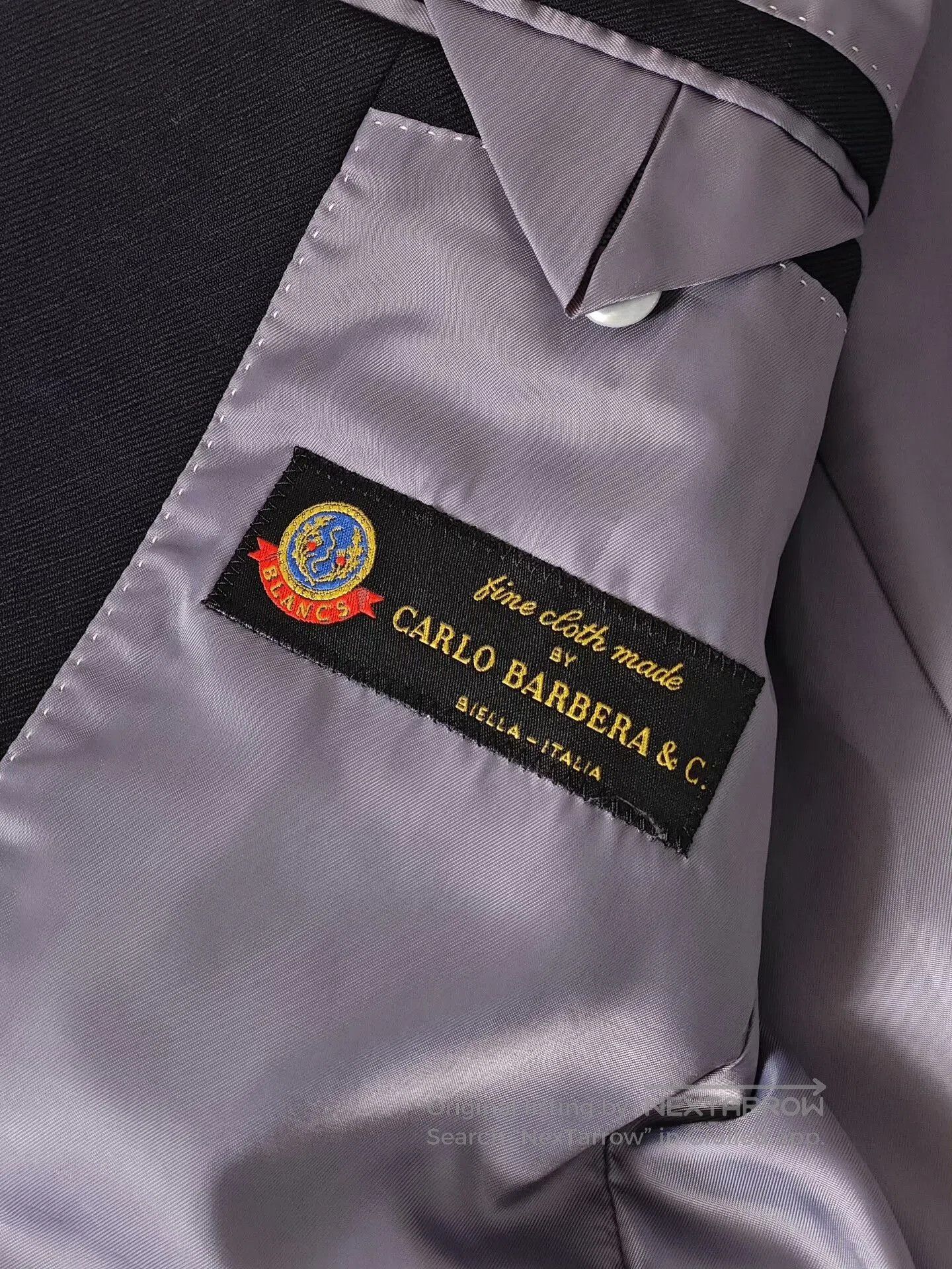 Carlo Palazzi Italian Carlo Barbera Wool Suit Jacket. Size US M / EU 48-50 / 2 - 7 Thumbnail