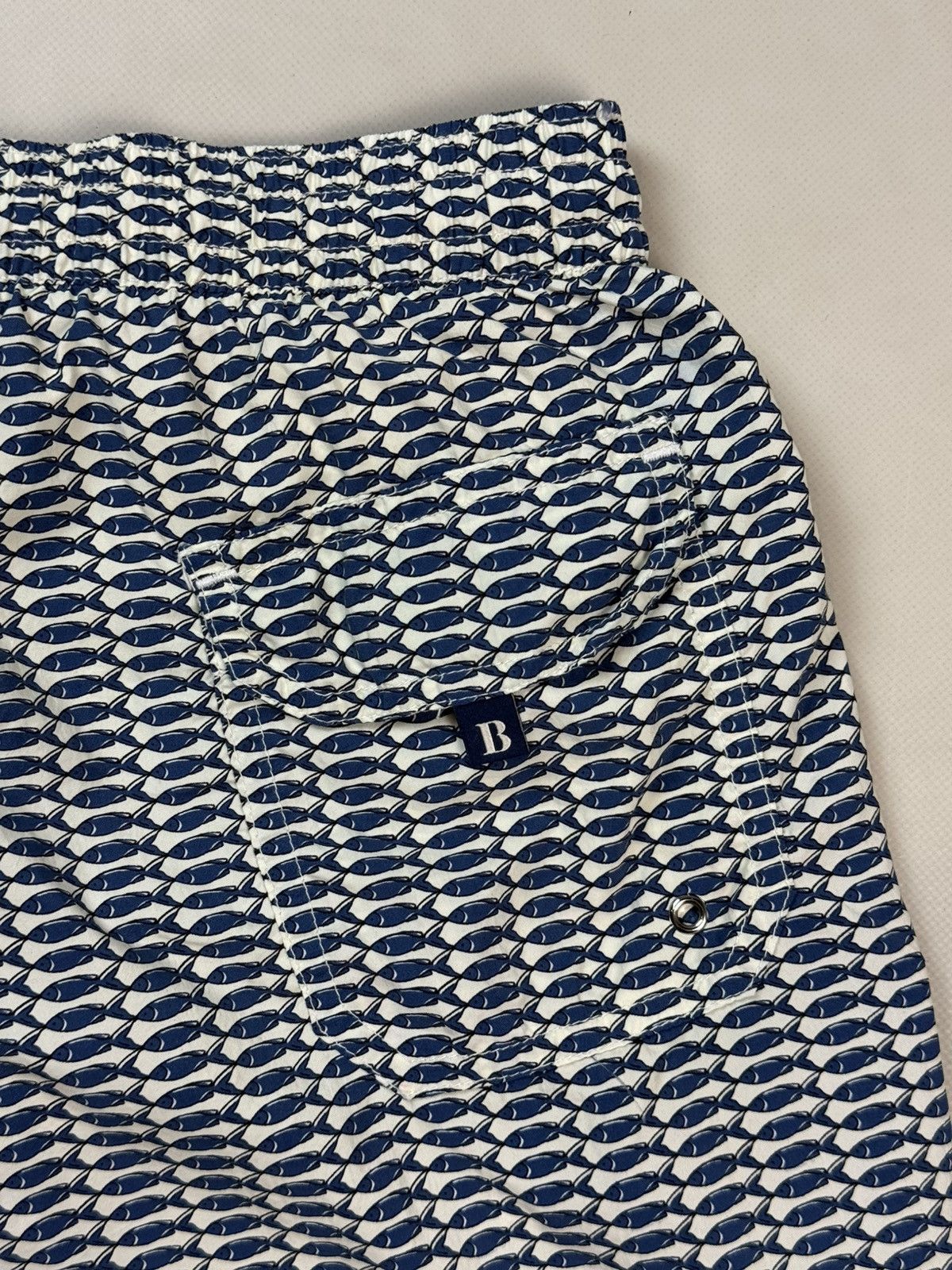 Boggi Boggi Milano Men’s Swimming Beach Fish Logo Shorts Size M Size US 32 / EU 48 - 18 Thumbnail