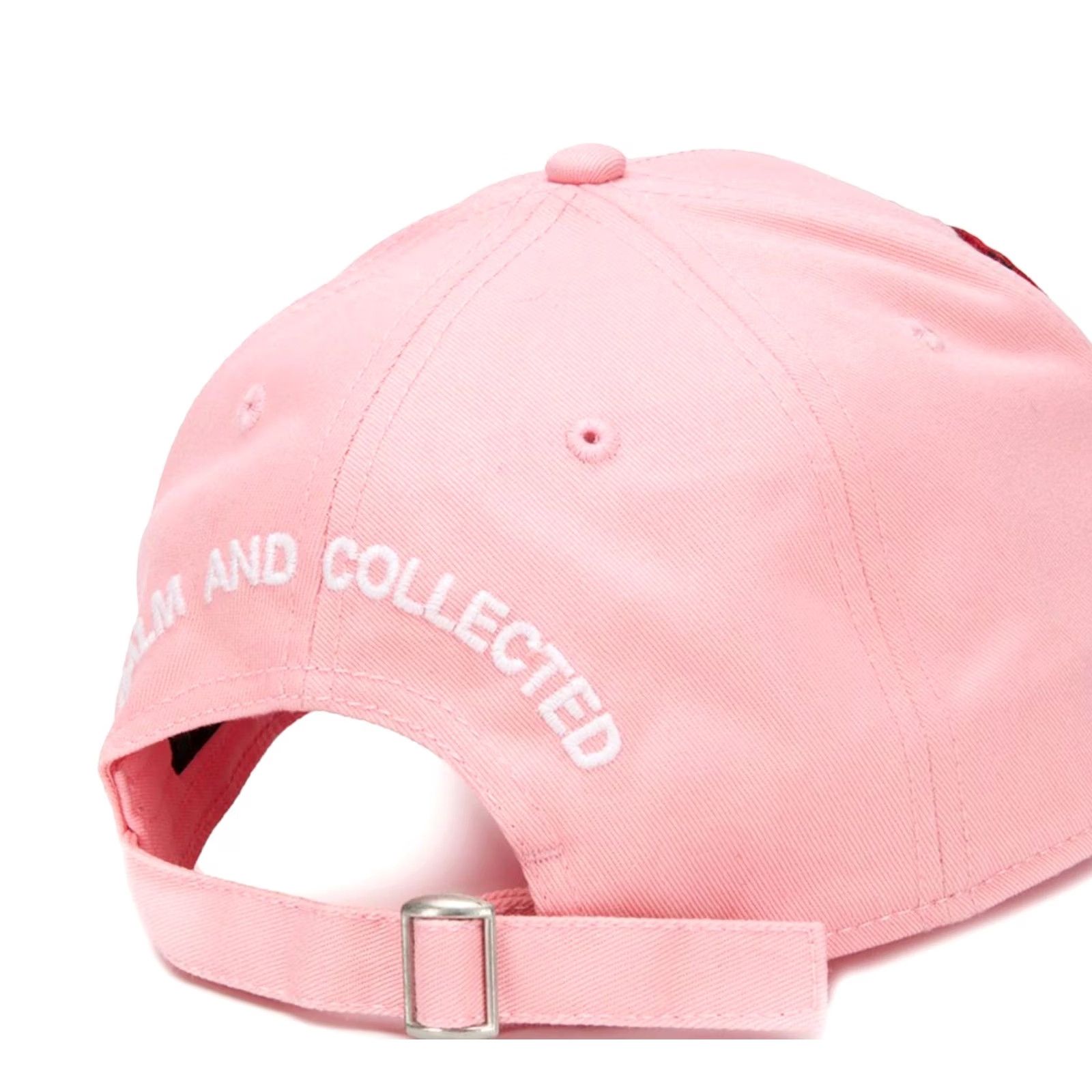 Dsquared2 Dsquared2 Cool Way Embroidered Logo Baseball Cap Hat Adjustable Pink Size ONE SIZE - 2 Thumbnail