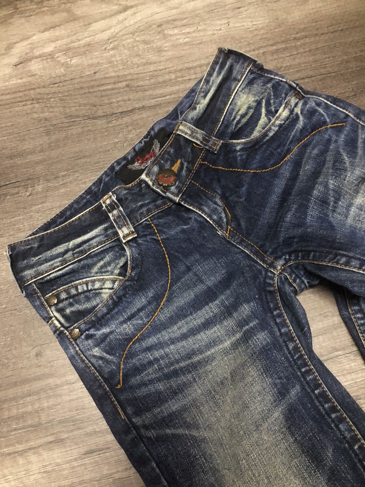 Japanese Brand Romany Denim Jeans like Hysteric Glamour design Size 28" / US 6 / IT 42 - 7 Thumbnail