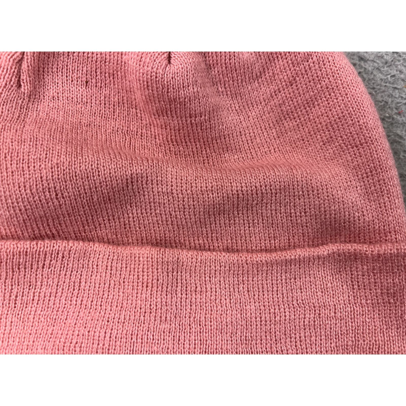 Walmart Walmart Beanie Toque Adult One Size Pink Solid Knit 100% Acrylic Lightweight Ski Unisex Size ONE SIZE - 2 Thumbnail