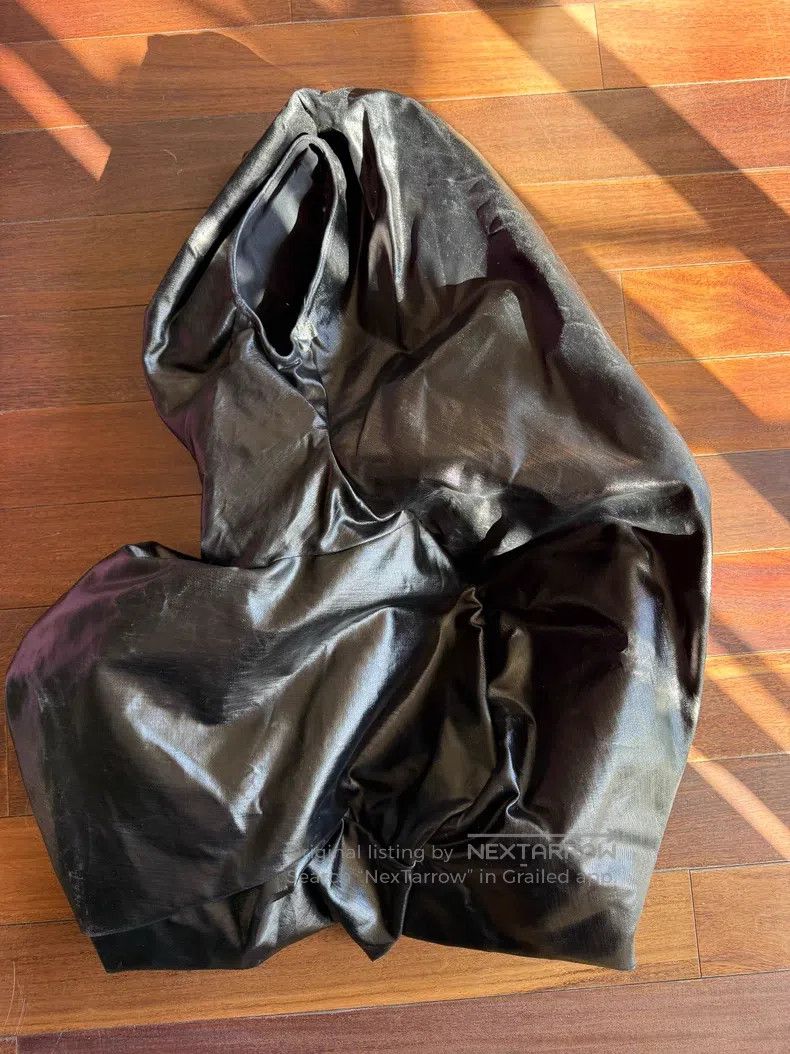Rick Owens Rick Owens Asymmetric Shiny Black One Shoulder Top Size XS / US 0-2 / IT 36-38 - 5 Thumbnail