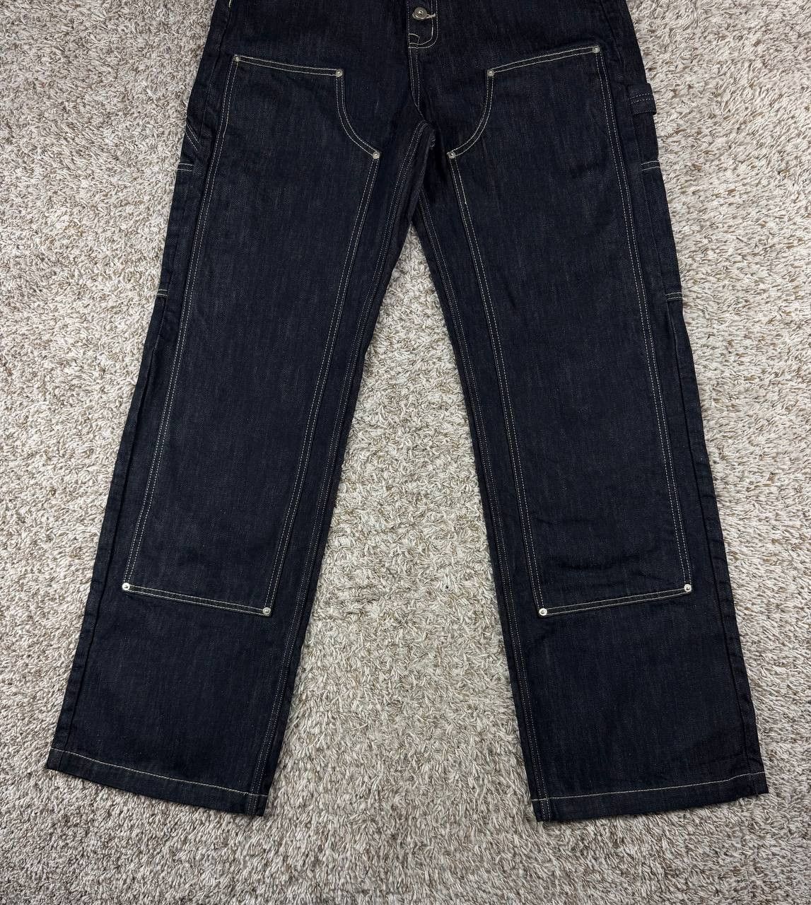 Other DONCARE Raw Denim Buggy Jeans Dark Blue Size US 30 / EU 46 - 3 Thumbnail