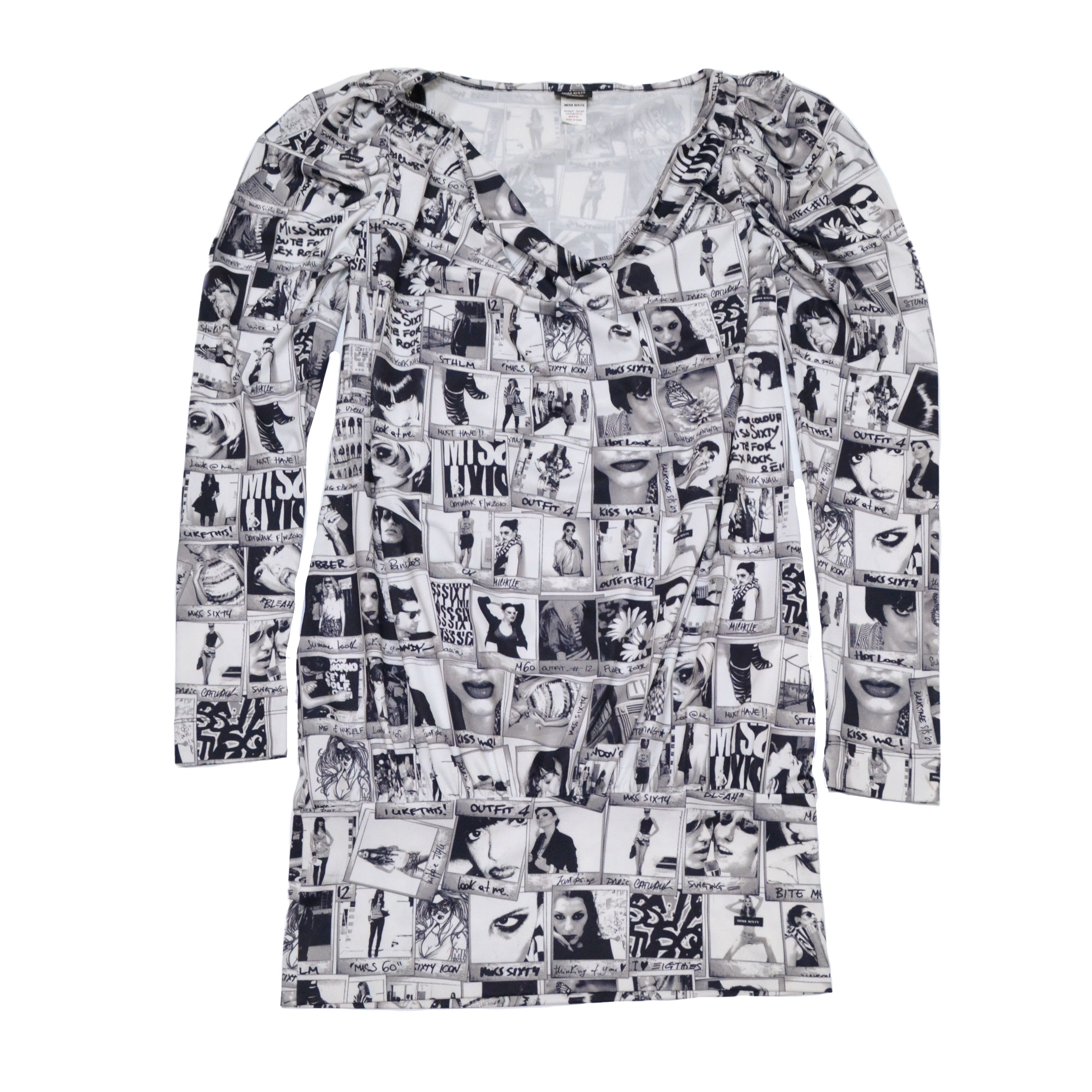 Miss Sixty Vintage Miss Sixty Archive Photo Printed Y2K Dress Size M / US 6-8 / IT 42-44 - 1 Thumbnail