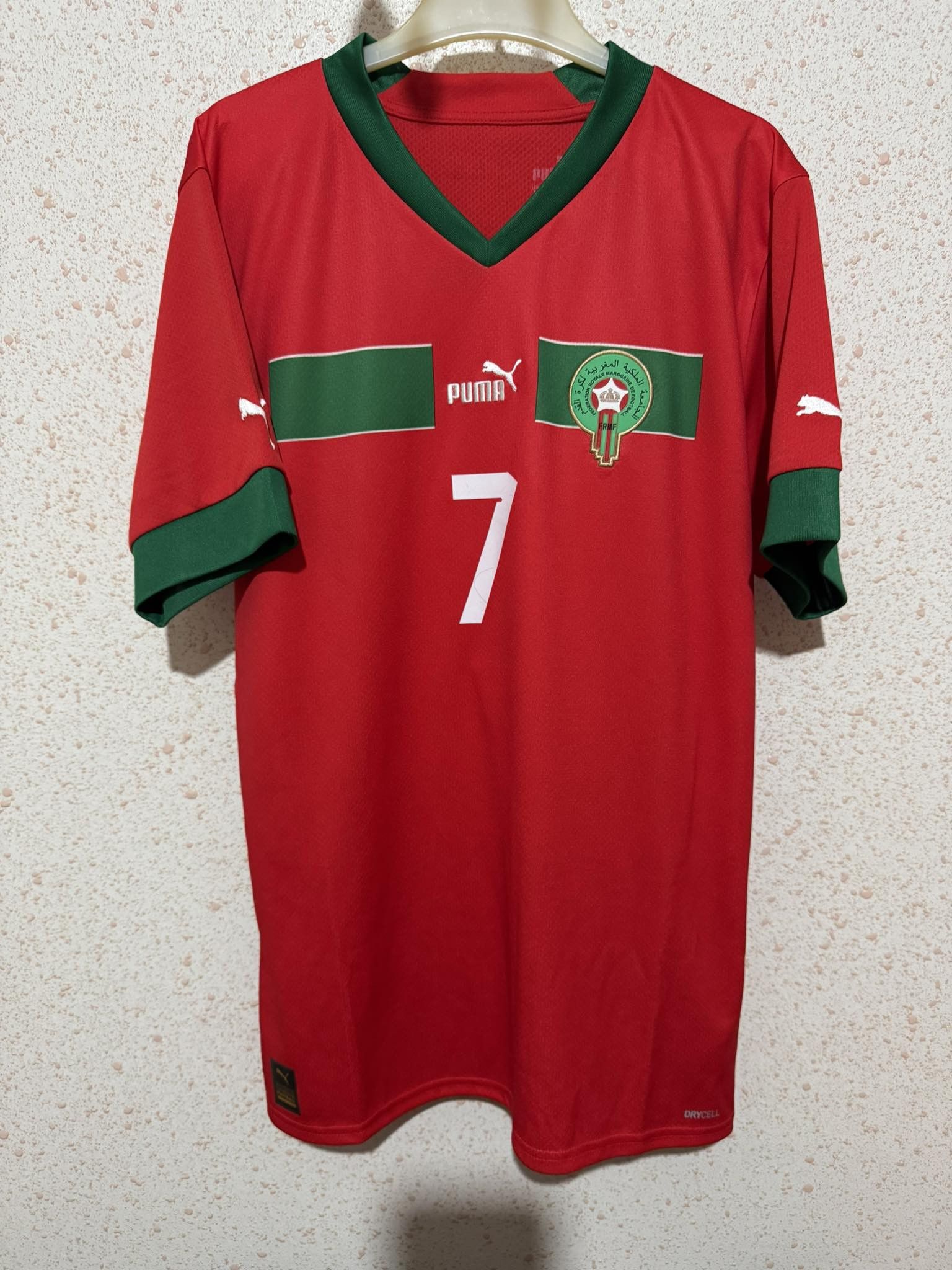 Morocco 2022 Home Shirt PUMA Ziyech #7