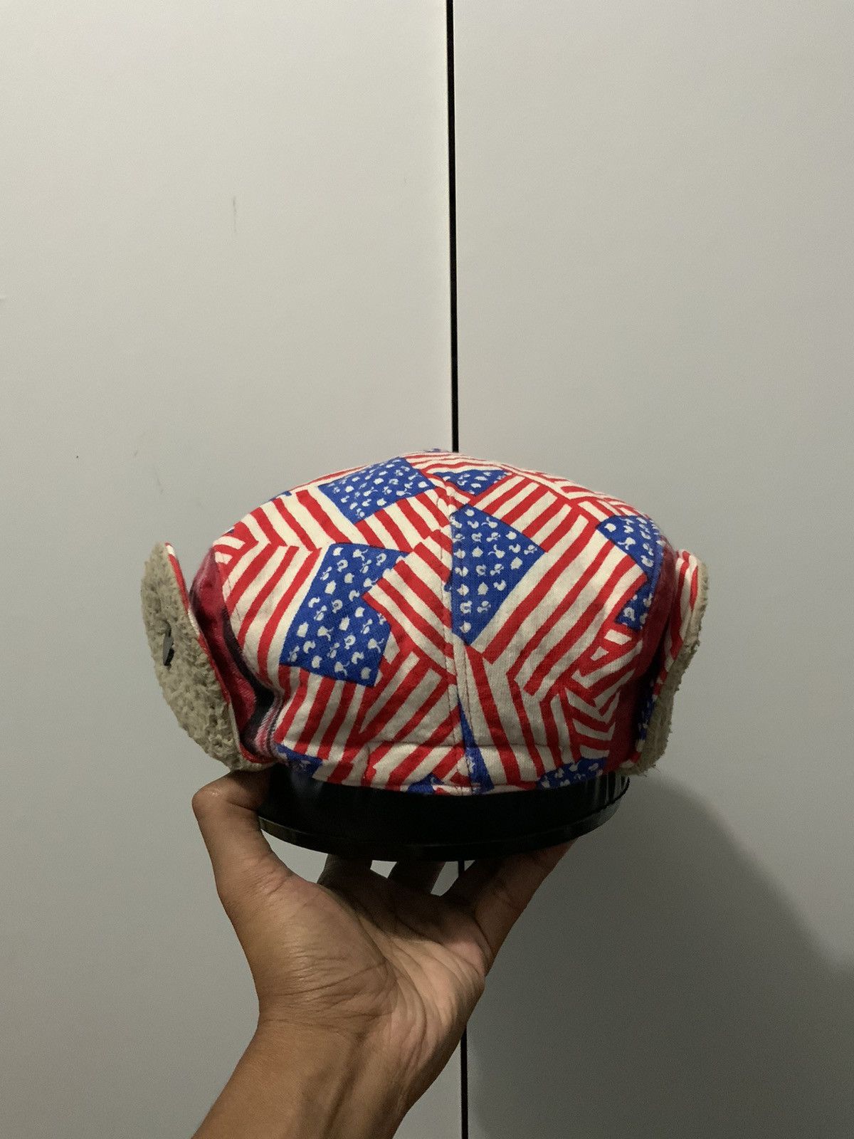 If Six Was Nine Boohomes Patchwork Winter Ski Beretta Flat Hat Size ONE SIZE - 3 Thumbnail