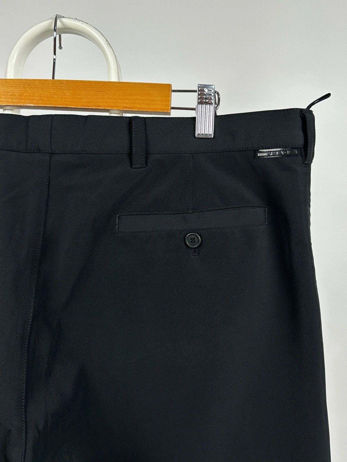 Prada Vintage Prada Black Tab Trousers Pants Size US 36 / EU 52 - 9 Thumbnail