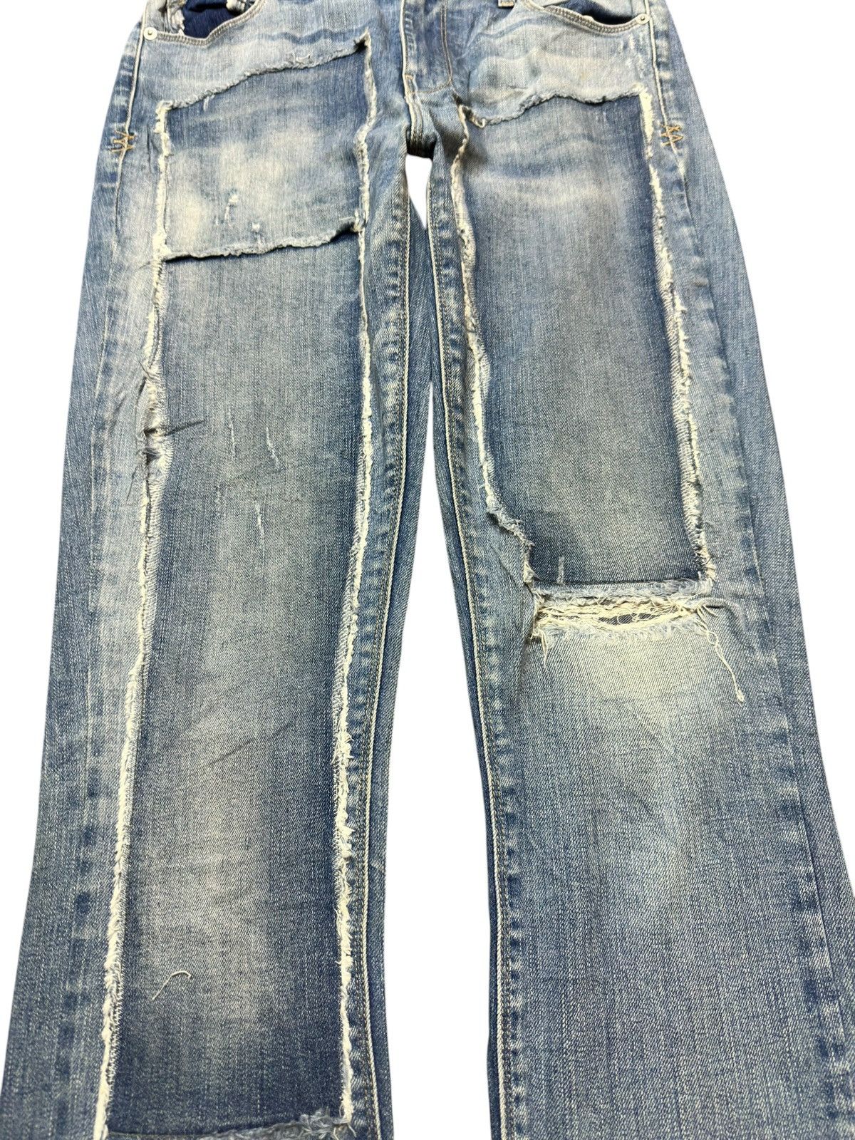 Ksubi Vintage Ksubi Patchwork Embroidded Logo Distressed Denim Size US 28 / EU 44 - 3 Thumbnail