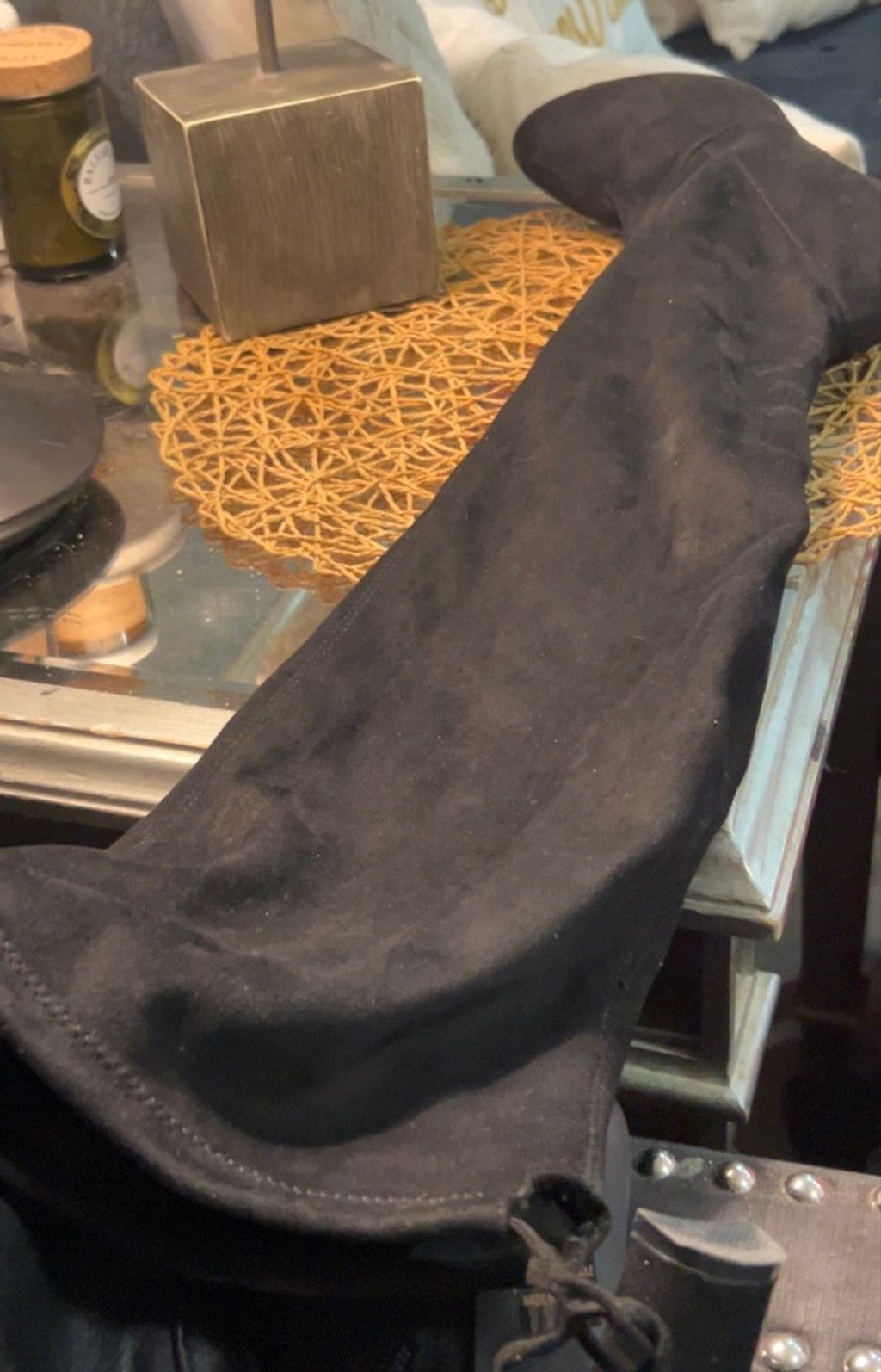Other Women's Shi by Journeys Black Over the Knee Boots Size 7.5 Size US 7.5 / IT 37.5 - 6 Thumbnail