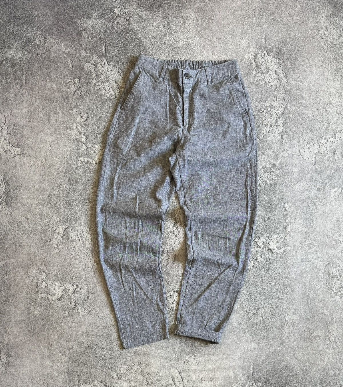 Uniqlo Uniqlo XS Linen pants trousers casual chinos Size 24" / US 00 / IT 34 - 4 Thumbnail