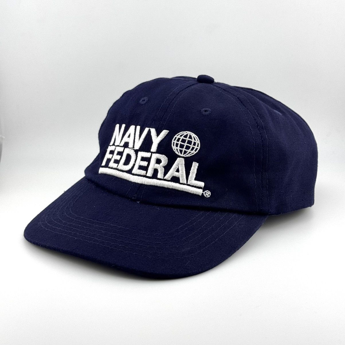 Vintage Vtg Navy Federal Credit Union Cap Promo Unstructured Hat Size ONE SIZE - 2 Thumbnail