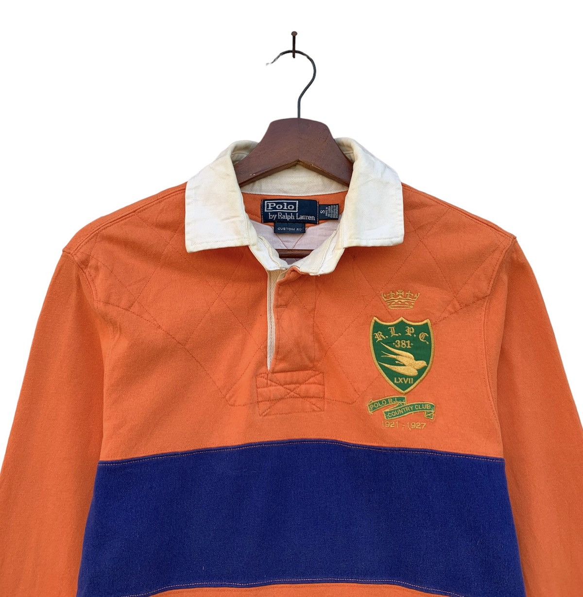 Polo Ralph Lauren × Rugby Ralph Lauren × Vintage Vintage 90s Polo Ralph Lauren 7 Polo Rugby Sweatshirt Size M / US 6-8 / IT 42-44 - 4 Thumbnail