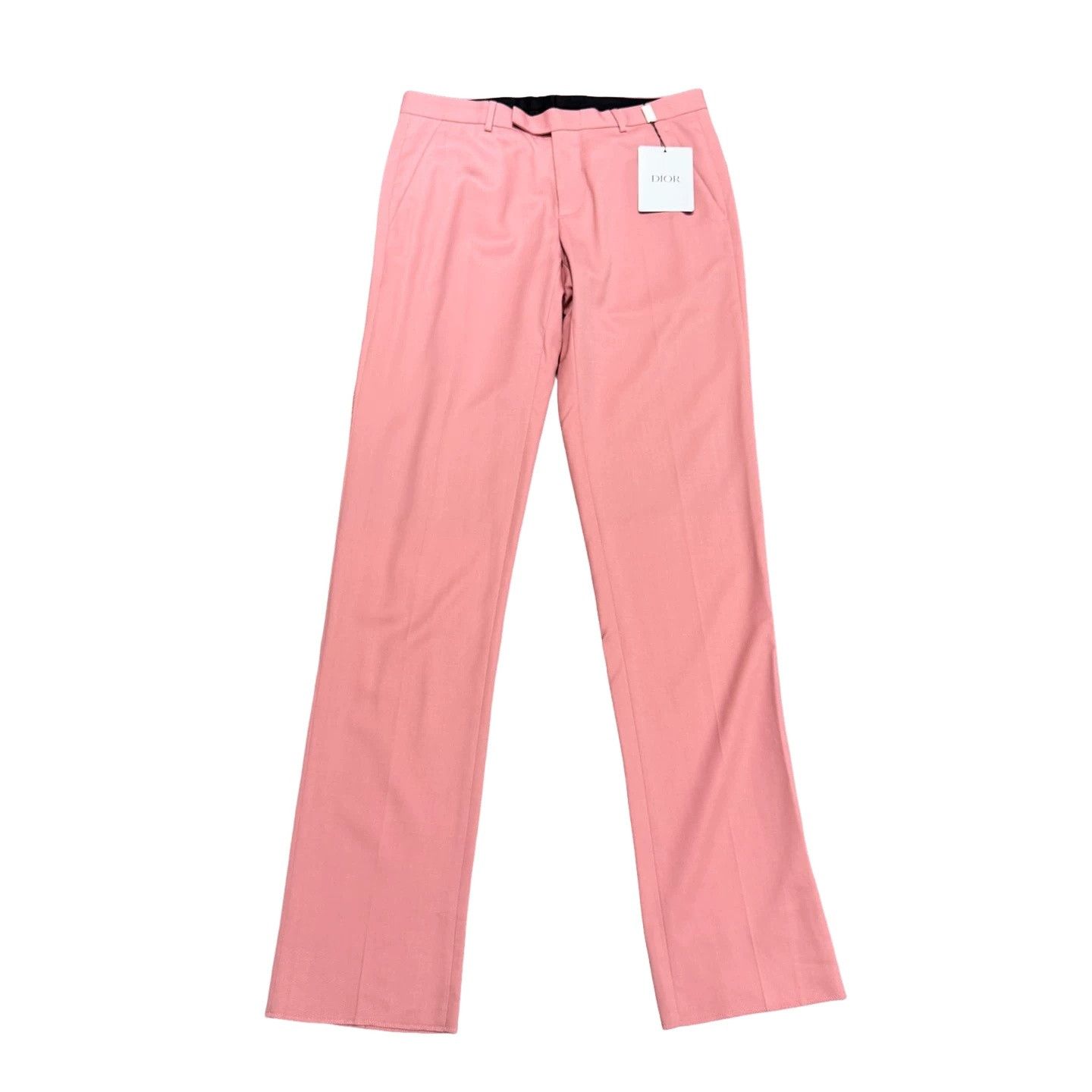 Dior Dior Pink Wool Trousers Size 48 Size US 32 / EU 48 - 1 Thumbnail