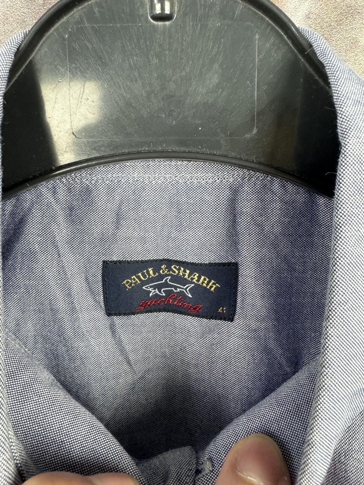 Paul & Shark Paul & Shark Button-Down Short Sleeve Shirt Small Logo Patch Size US L / EU 52-54 / 3 - 7 Thumbnail