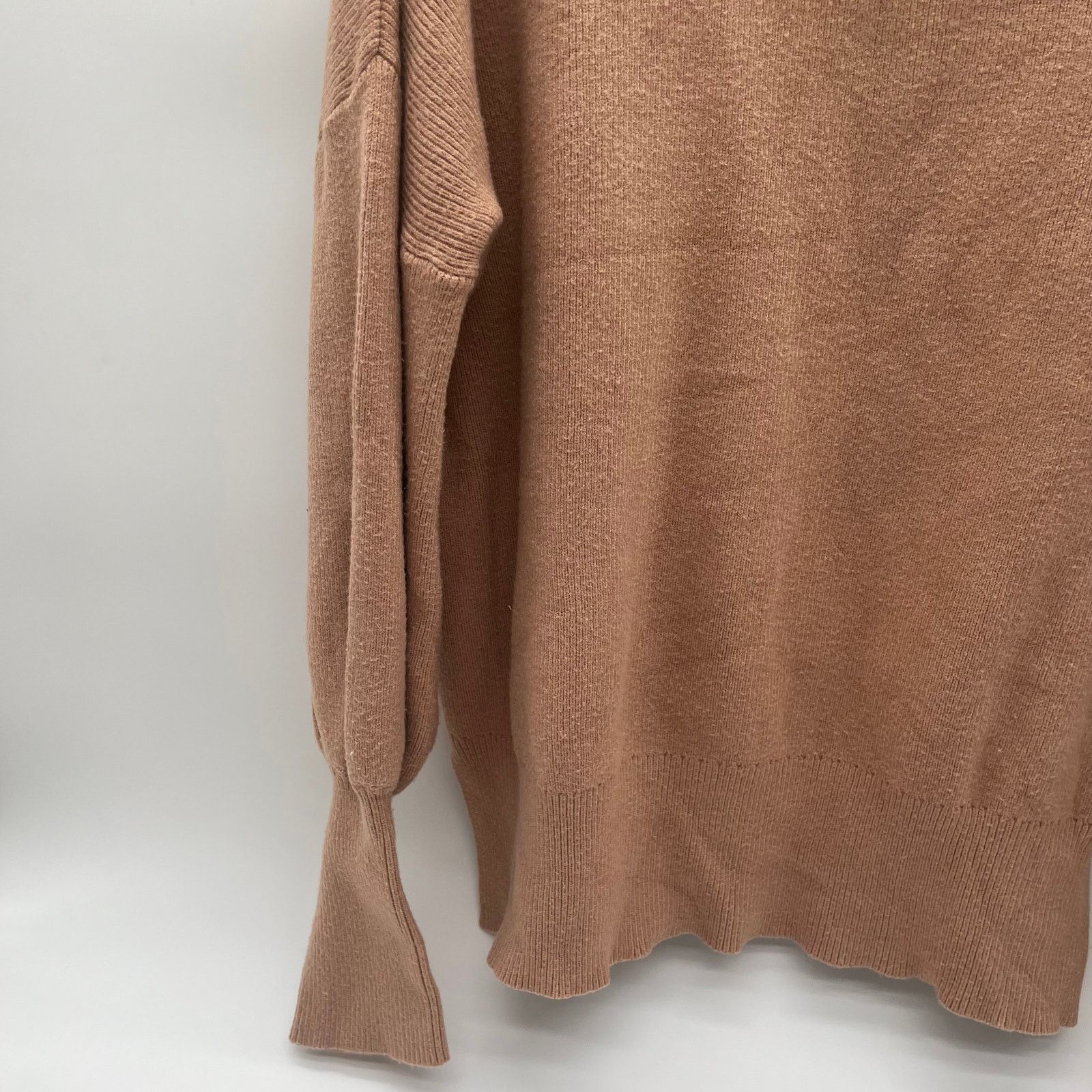 Unknown London Quarter Zip Collared Sweater, Beige, XL, Unisex Size XL / US 12-14 / IT 48-50 - 3 Thumbnail