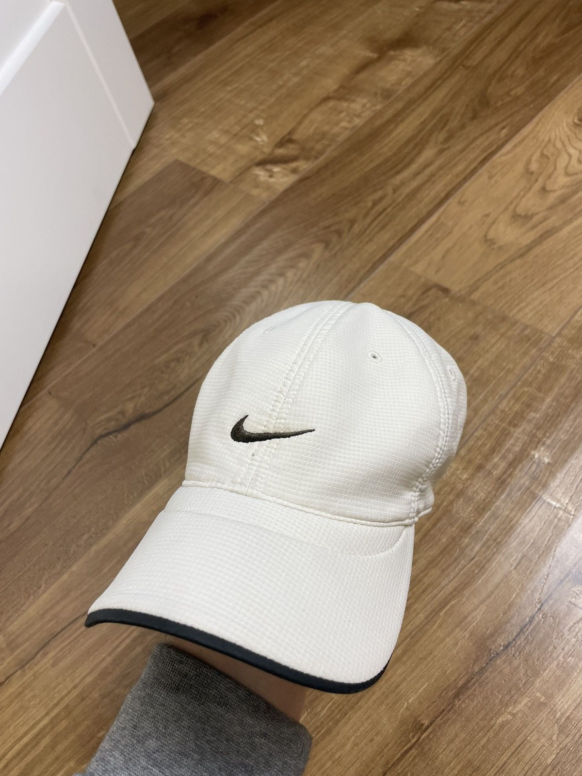 Nike × Vintage Vintage Nike 90’s Y2K Style Central Centre Swoosh Cap Hat Size ONE SIZE - 2 Thumbnail