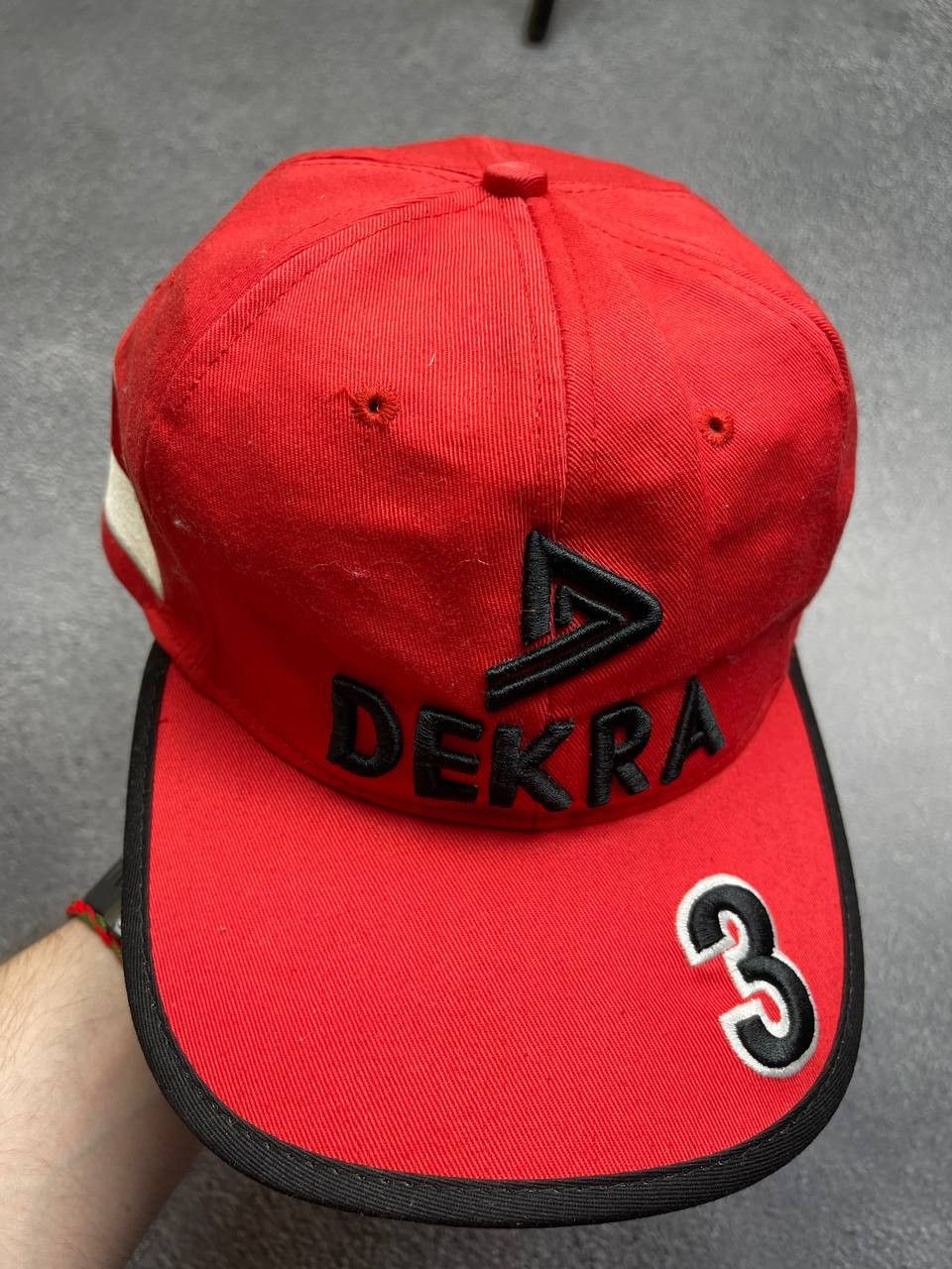 Ferrari Vintage Ferrari F1 Michael Schumacher Dekra Cap Hat Size ONE SIZE - 2 Thumbnail